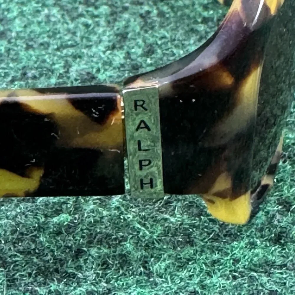 Ralph Lauren Tortoise Rectangle Wrap Frame Sunglasses RA5017 504/73 3 59 15 125